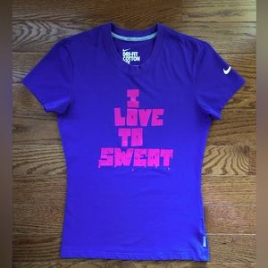 Purple Nike Short Sleeve Tee- size small
